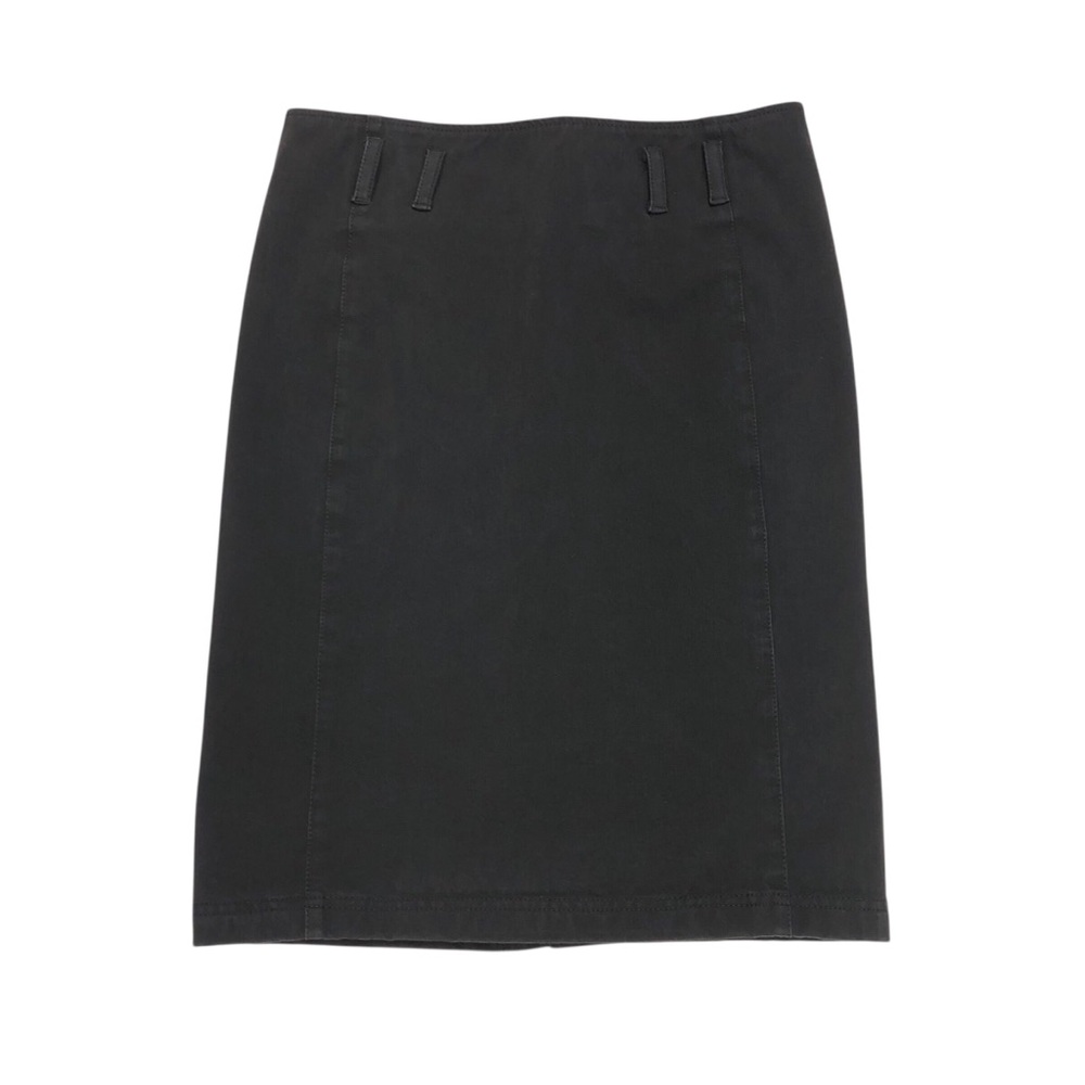 Prada Linea Rossa Midi Skirt Size IT 38 US Size 4 Light/Faded Black Twill